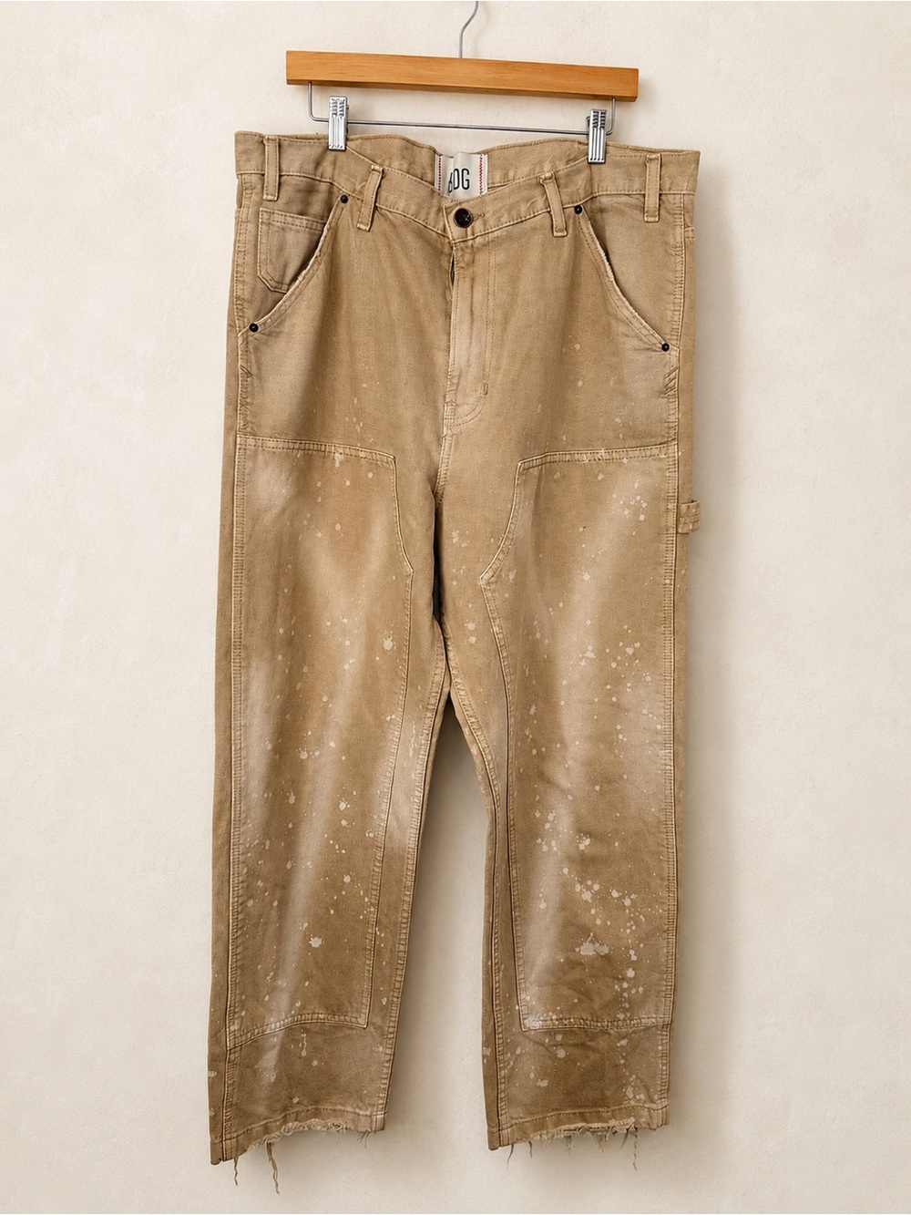 Mens BDG Tan Utility Painter Pants